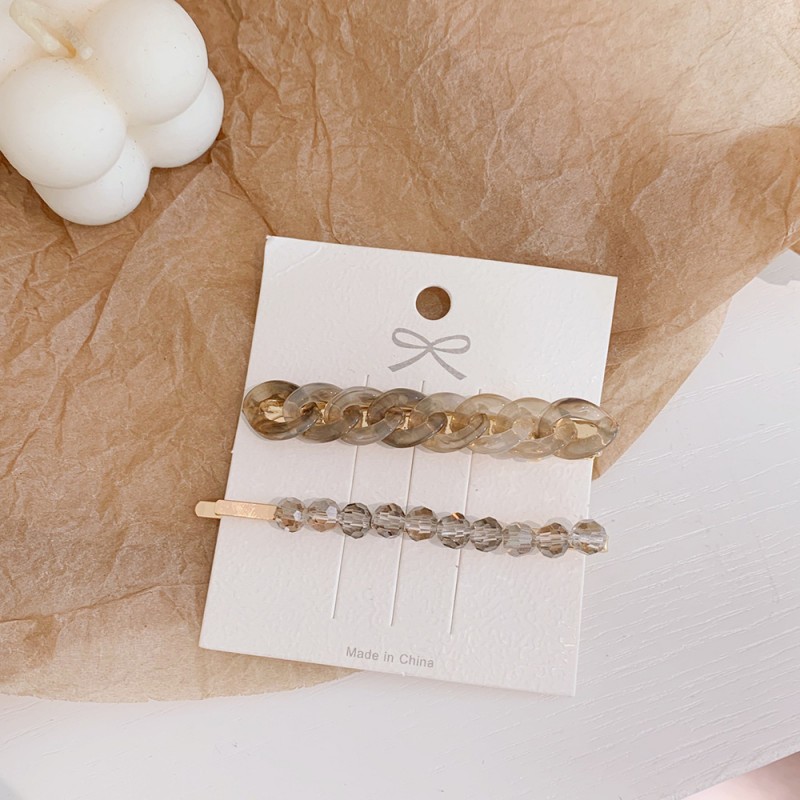 3# Gray Twist 2 Packspurity Single Card Hair Accessories Clearance