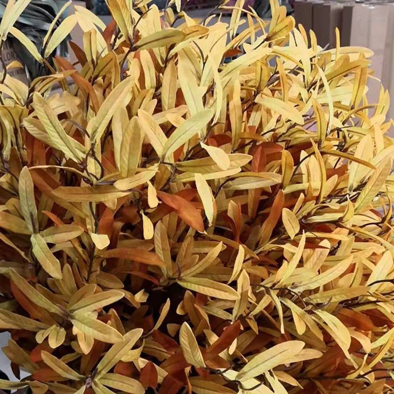 Autumn Yellow Olive Branch Artificial