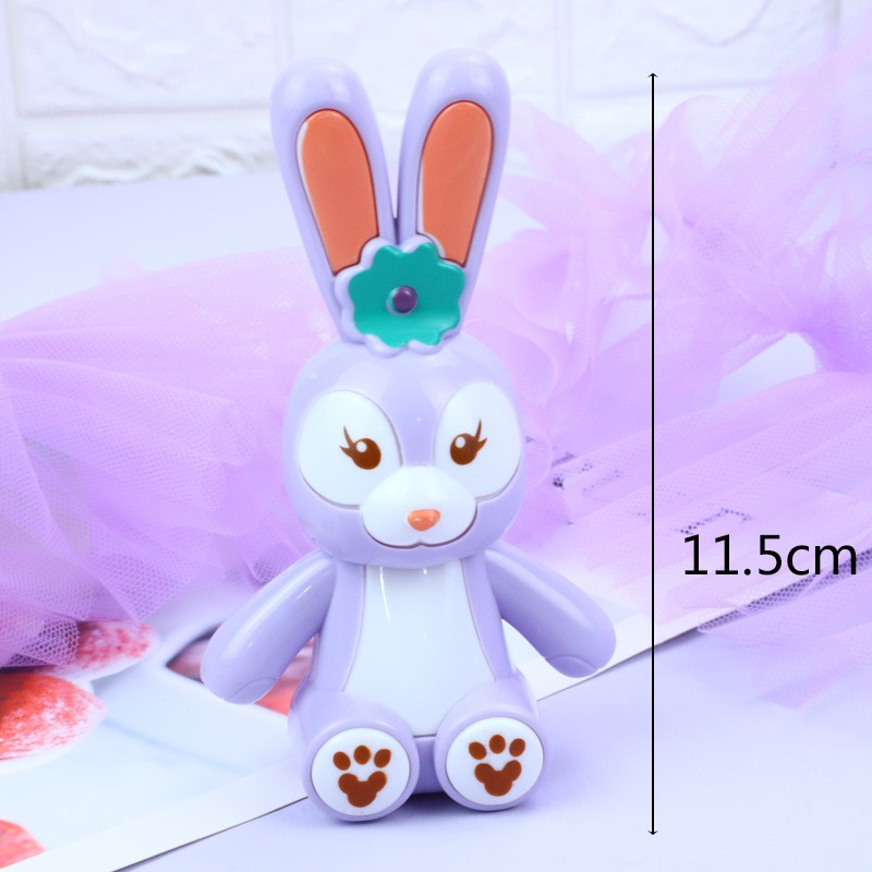 Purple Rabbit - Plastic - 1 Piece Cake Topper Decoration Clearance