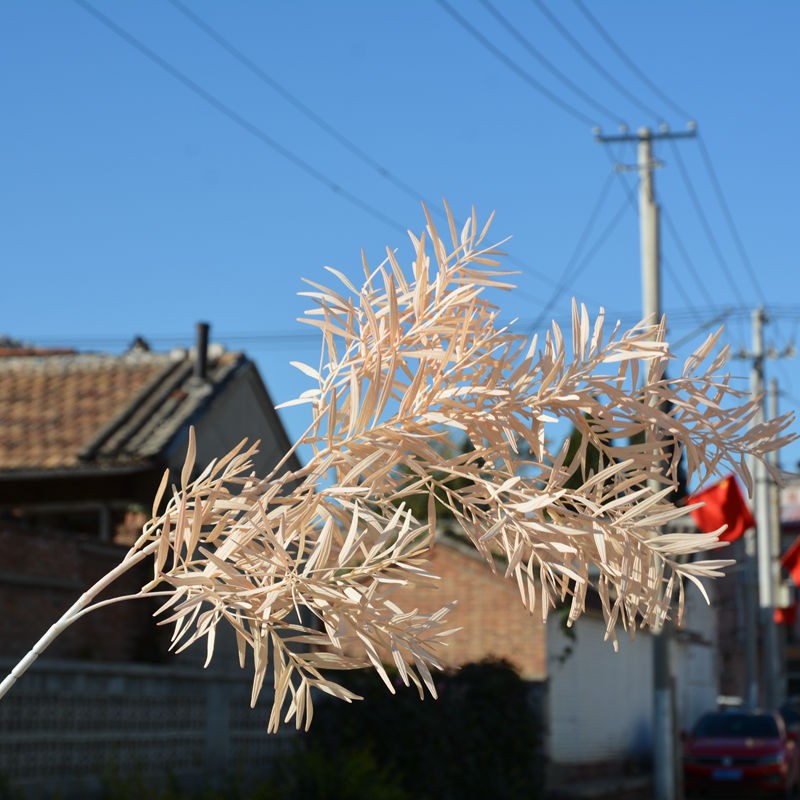 Single Bamboo Grass Artificial Flower Stem
