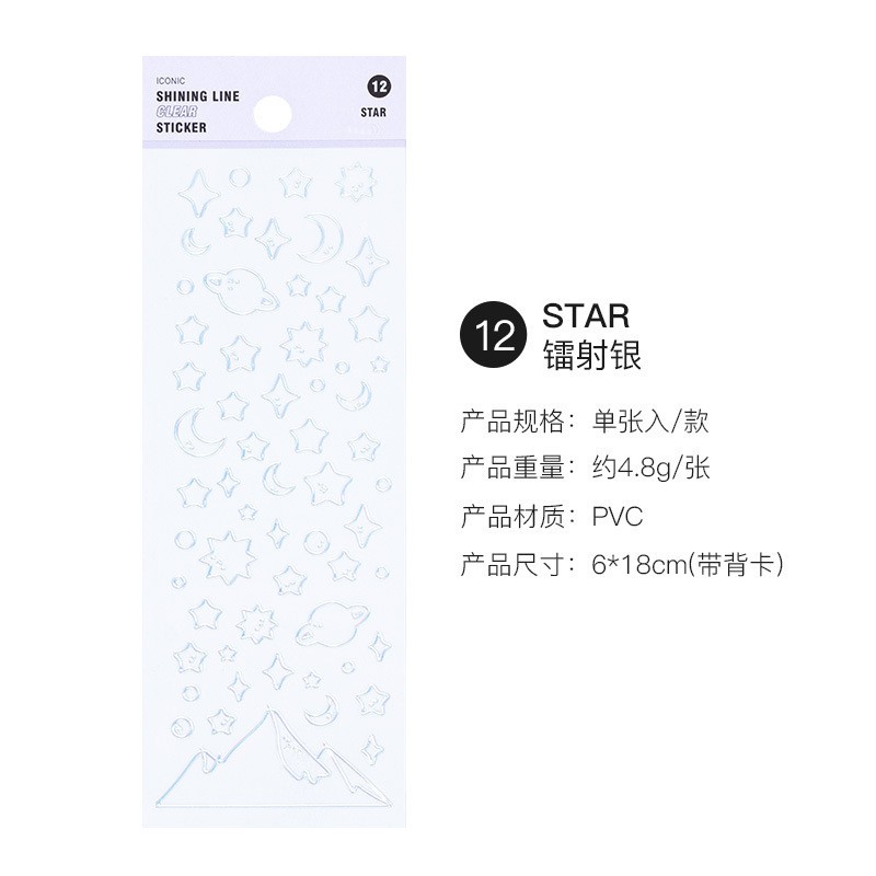 12 Sticker Sheet