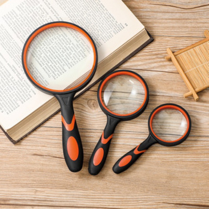 Low Magnification 50mm Rubber Magnifying Glass