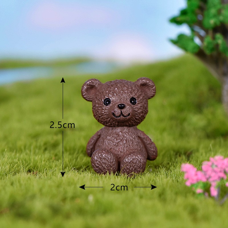 Small Brown Bearteddy Bear Collection Craft Miniatures