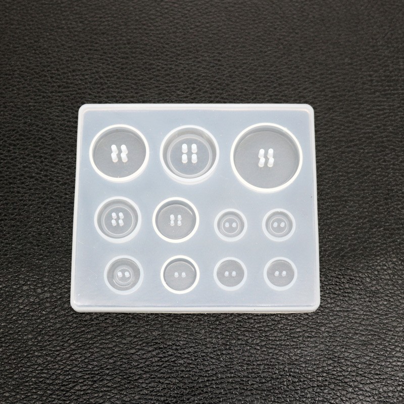 Silicone Round Button Mold 88 - 3 Silicone Mould