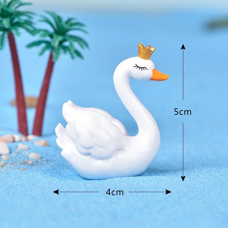 White Swan Micro Landscape Miniature Craft Supplies