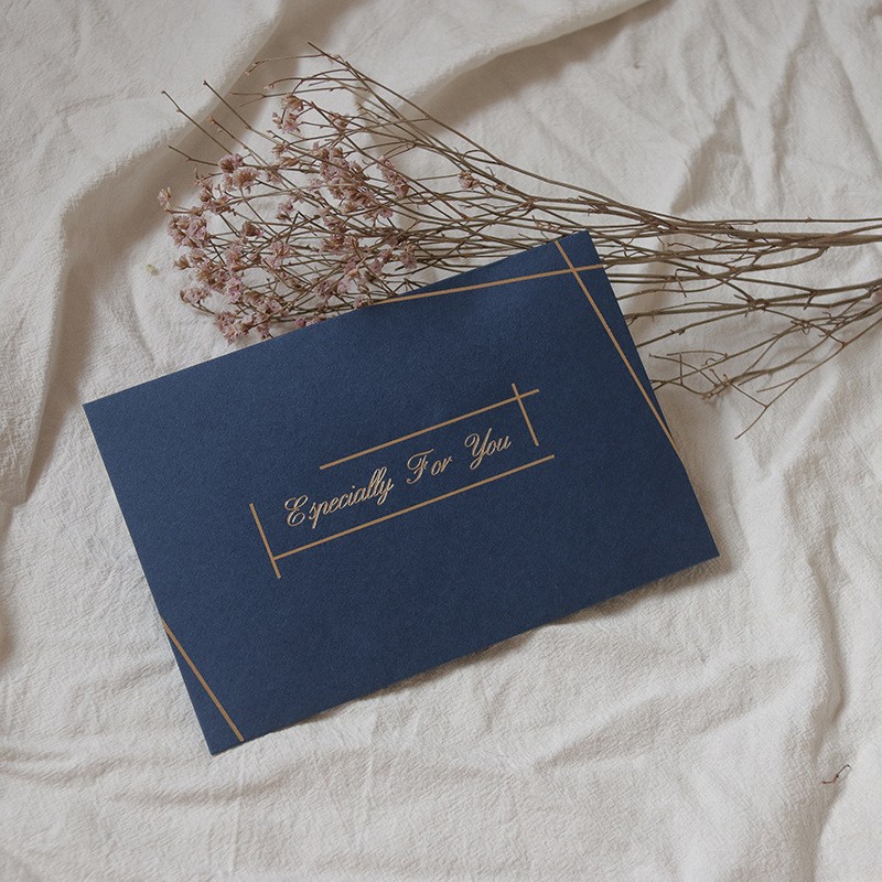 Bronzing Blue Envelope Envelope Clearance