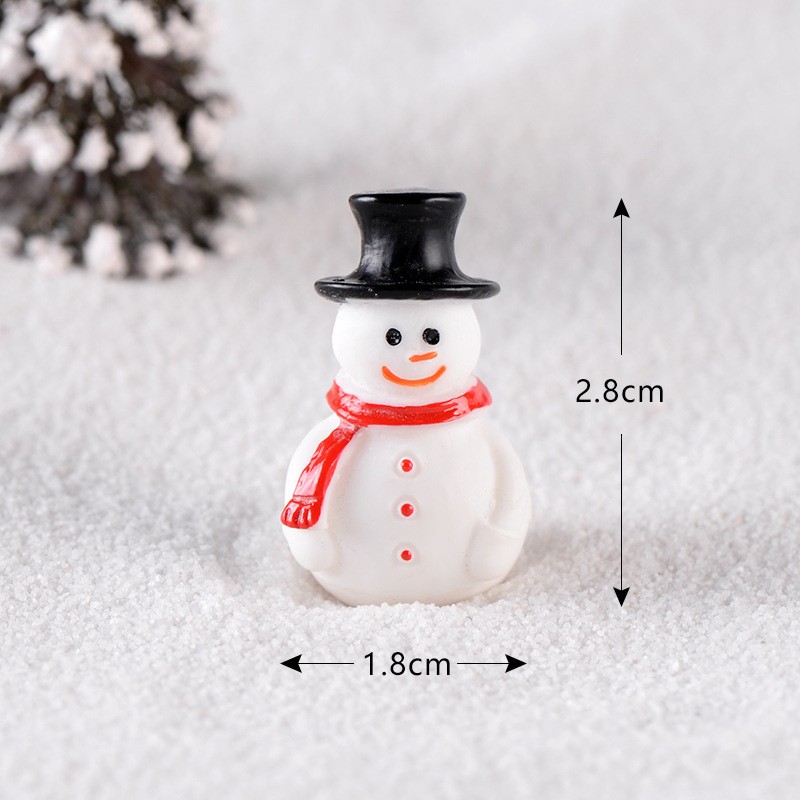 Christmas Snowman No 11 Micro Landscape Miniature Craft Supplies