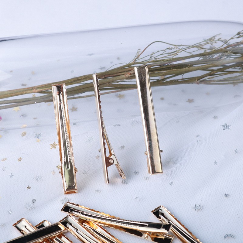 Golden Hair Clips 10 6Cm Silicone Mould Clearance