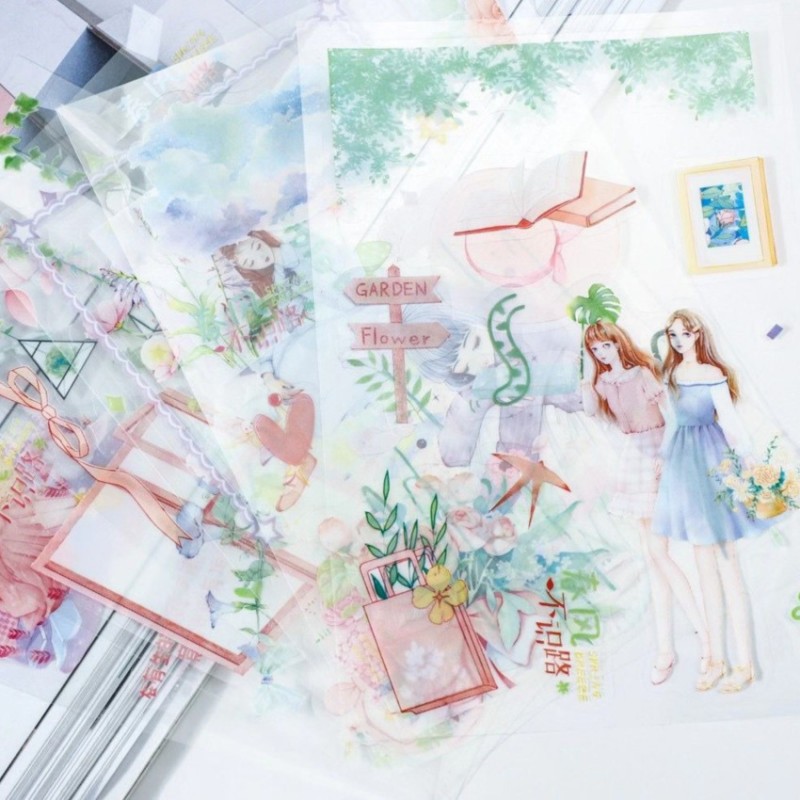 81 Spring Breeze Does Not Know The Way Sticker Sheet
