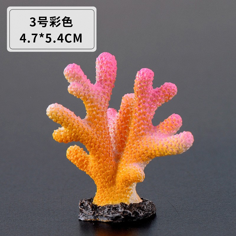 No 3 Miniature Resin Coral Craft Supplies Clearance