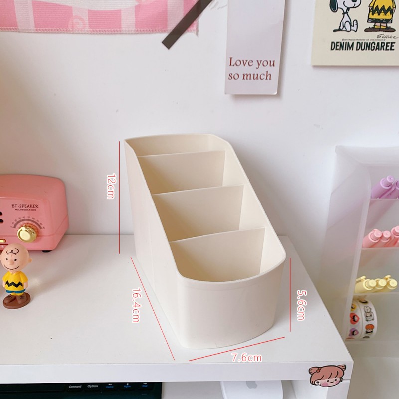 6#Beige Pen Holder Storage