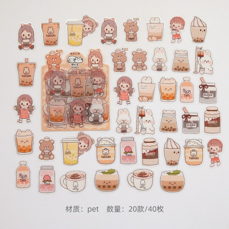 Another Billion Cups Sticker Sheet