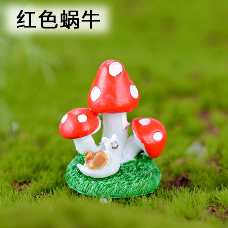 Red Snail Micro Landscape Miniature Craft Supplies
