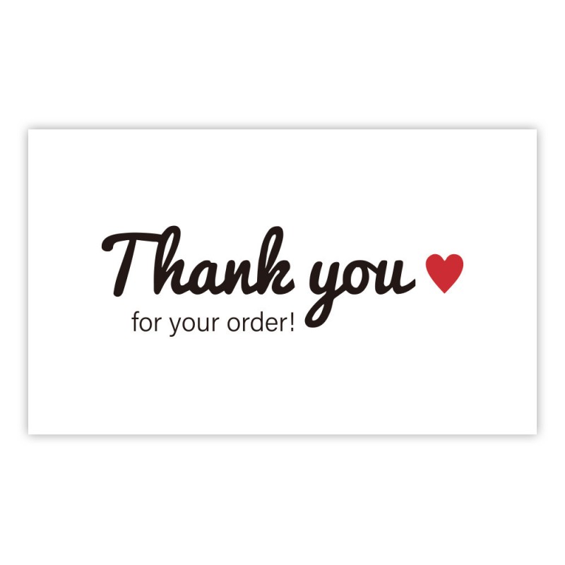 A 430 pcs Bag Thank You Cards