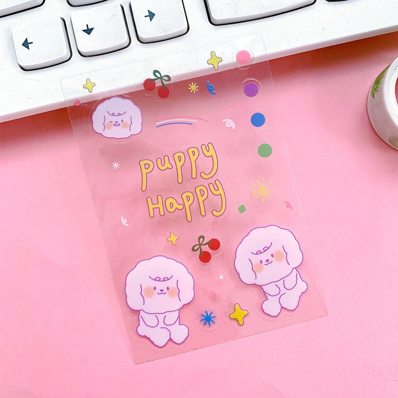 Cute Teddy Sticker Sheet