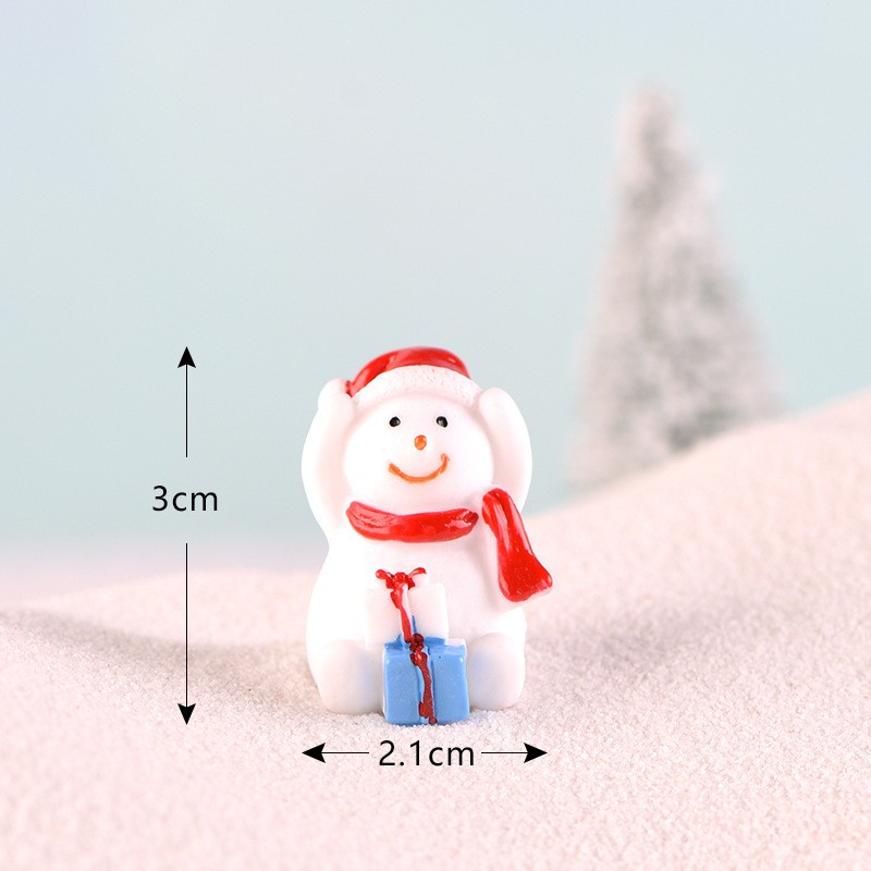 Gift Snowman No 6 Micro Landscape Miniature Craft Supplies