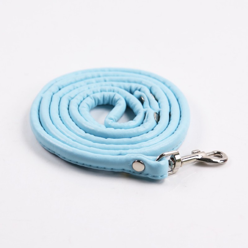 Pu Traction Rope Sky Blues Lxwwidth 10Cm Length 120Cm Pet Supplies Clearance