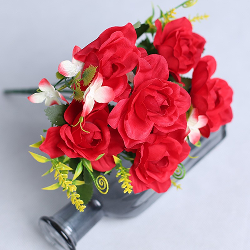 Red Artificial gardenia rose corsage Clearance