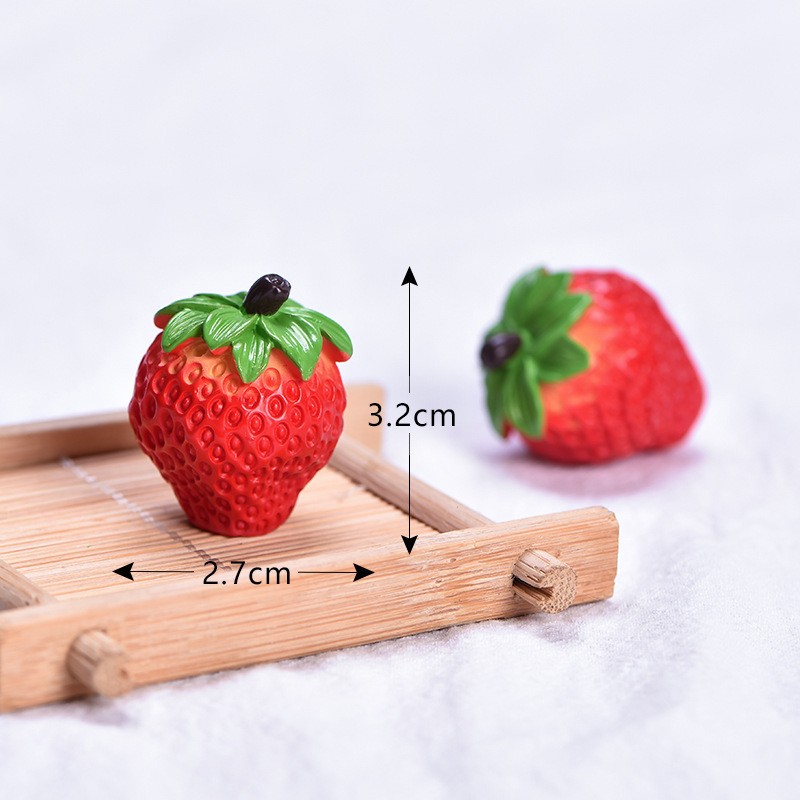 Strawberry Micro Landscape Miniature Craft Supplies Clearance