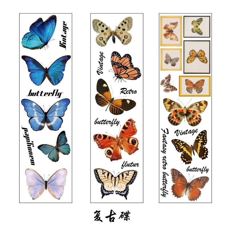 Vintage Disc Sticker Sheet