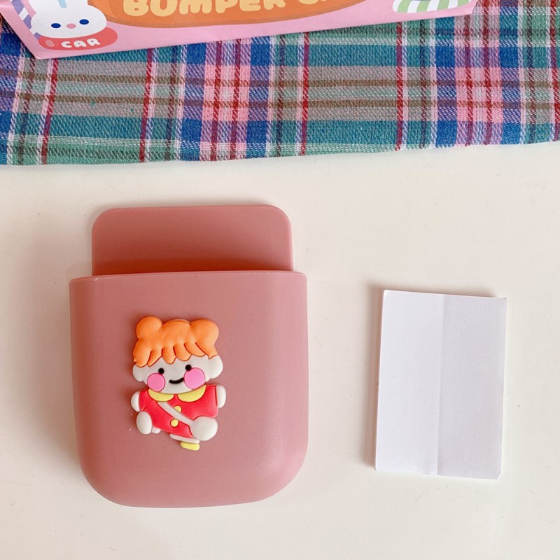 4# Pink Girl Wall Mounted Storage Pouch