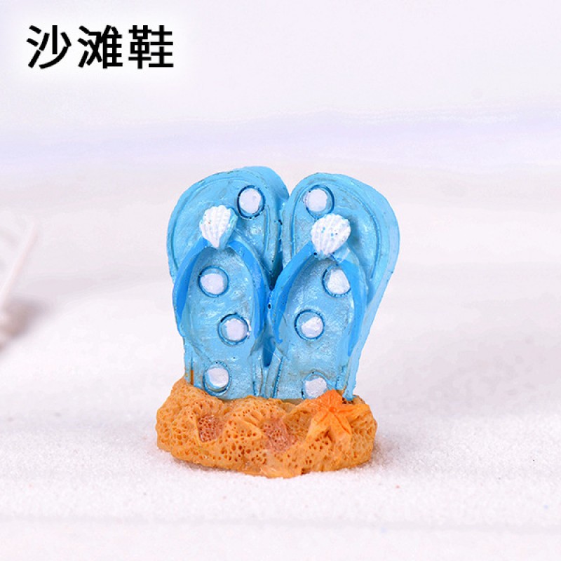 Beach Shoes Microlandscape Miniature Crafts