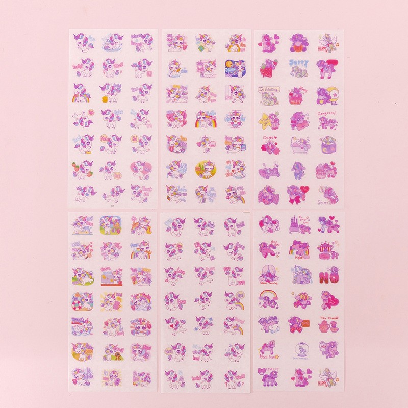 Unicorn Sticker Sheet