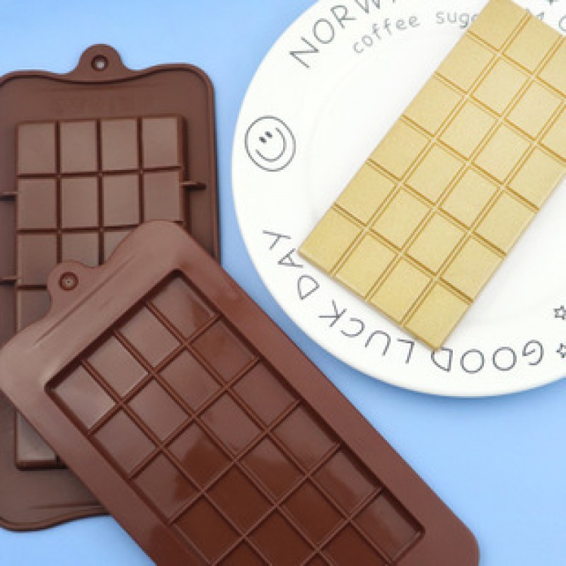 Chocolate Silicone Waffle Chocolate Block Mold
