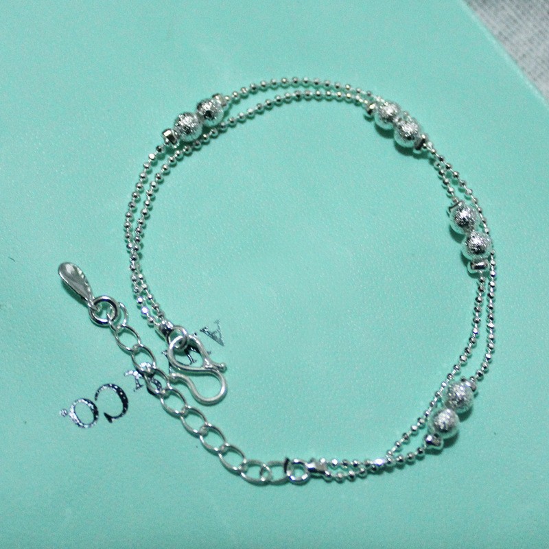 4 Pairs Of Frosted Beads Bracelet