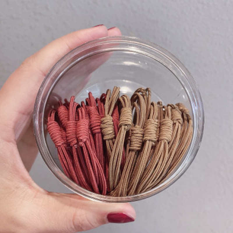 1# Red and Brown 20 Strips Hair Bands Clearance