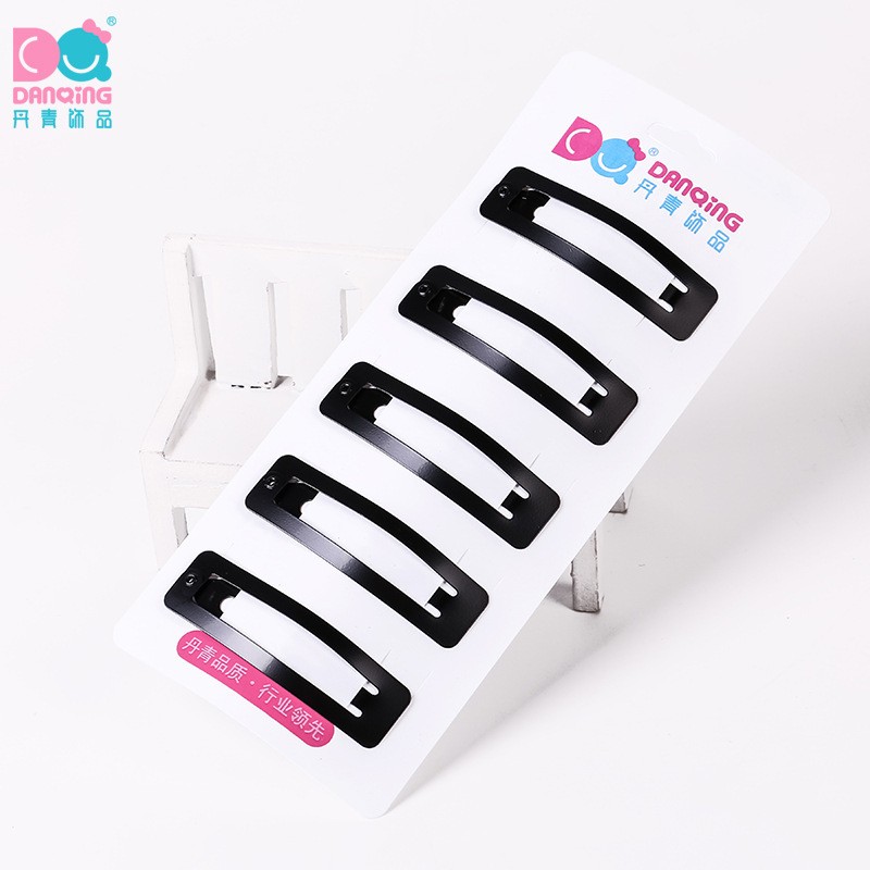 5 pcs 6Cm Square Classic Style Hair Clip