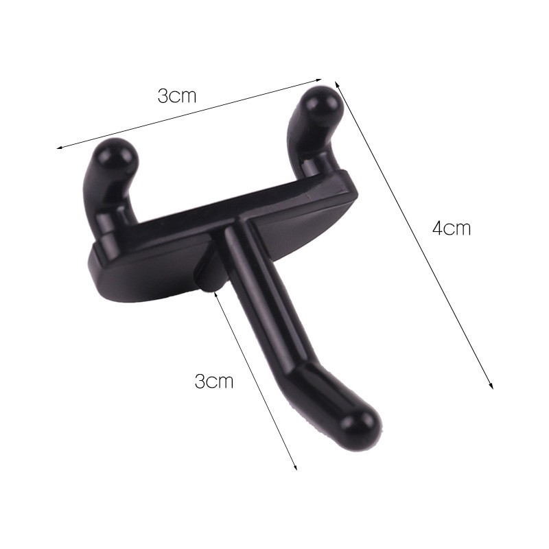 Hook 3Cm7 pcs.Black Smart Storage System Clearance