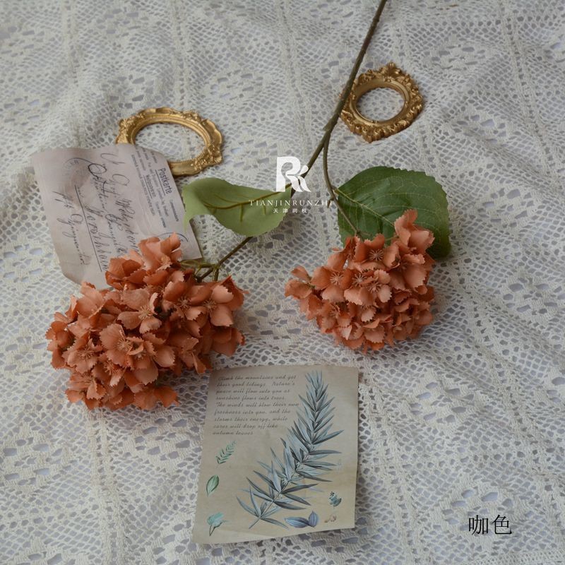 2 Pagoda Hydrangea Artificial Flower Clearance