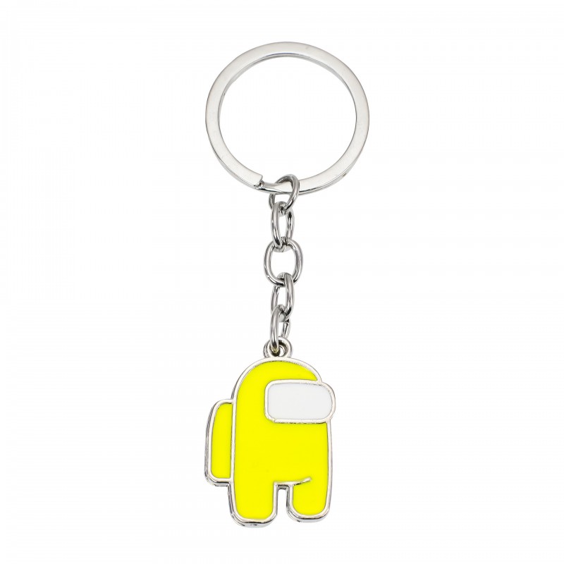 No. 06 Silver Ring Yellow Alloy Keyring
