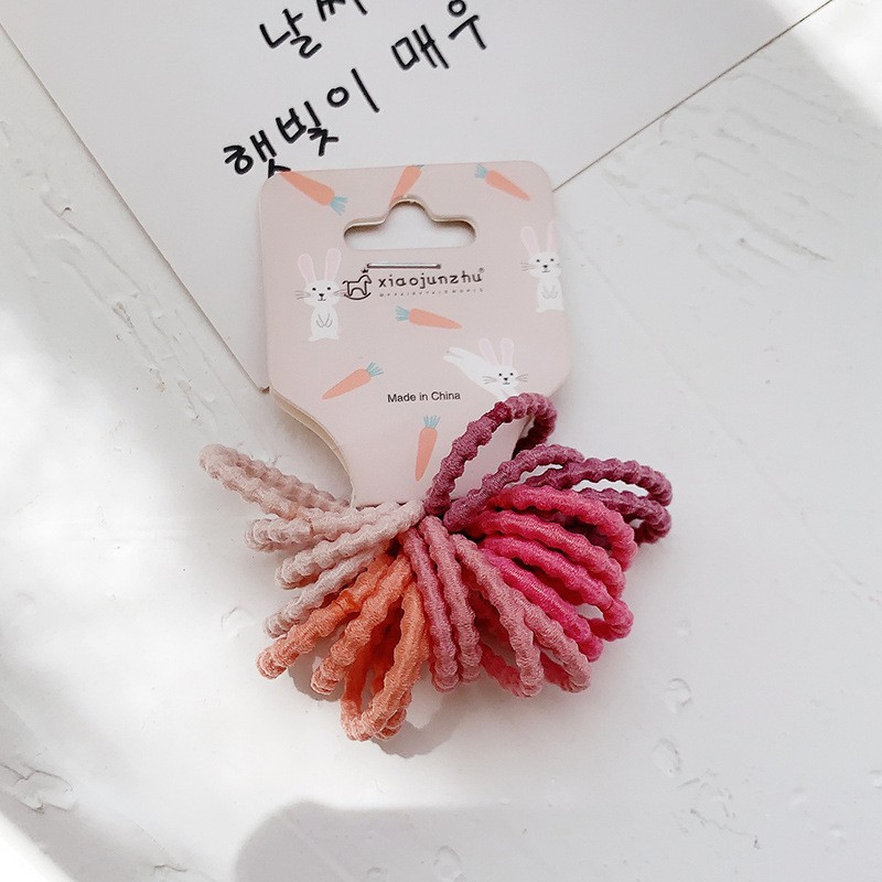 20 Pink Honey Beans Hair Bands