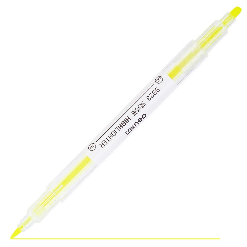 Refill Yellowtip Shape Double Flourescent Marker Clearance