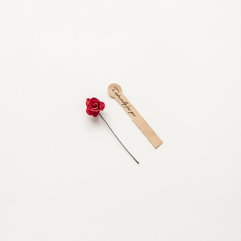 Red Rose Paper - Sticker Gift Bag Sticker