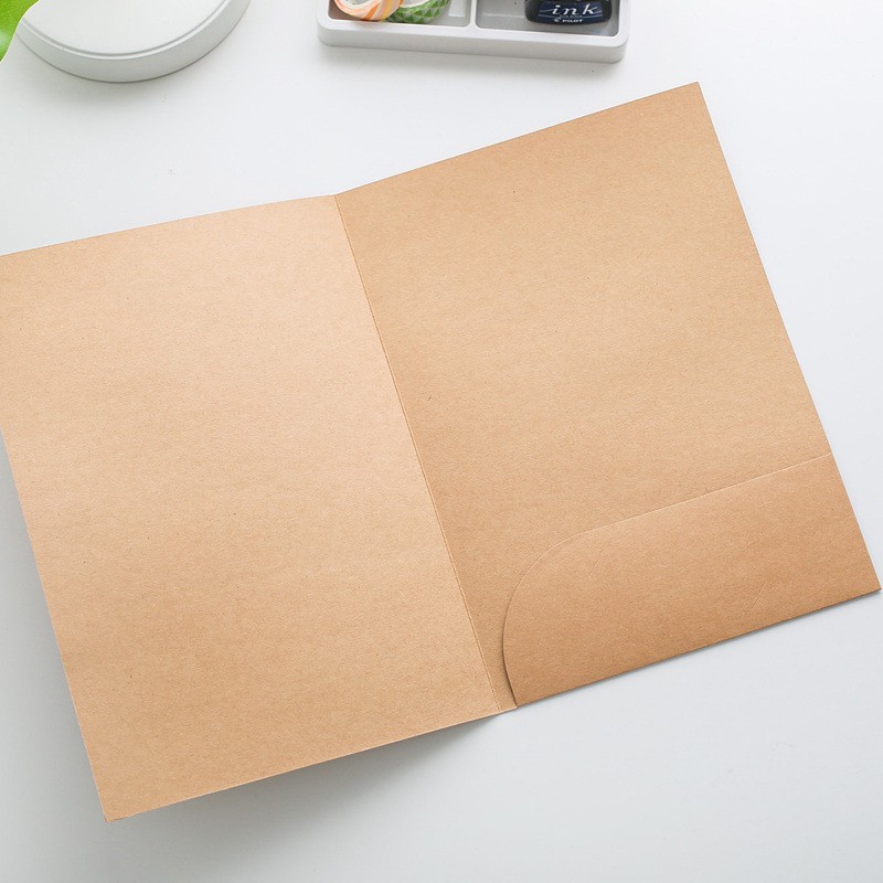 Yellow Kraft Paper Folder