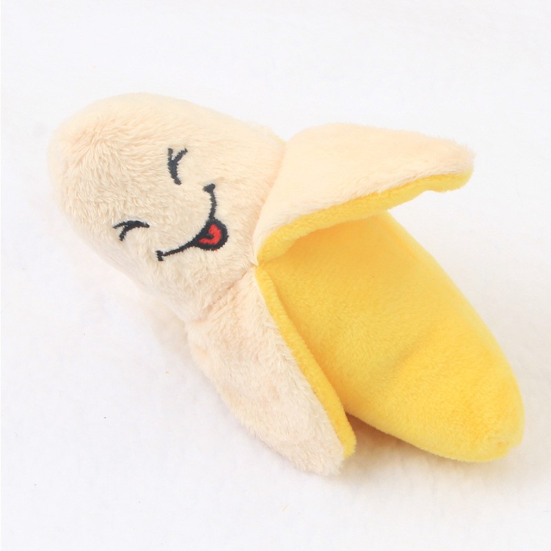 Banana Plush Bite Resistant Pet Toy