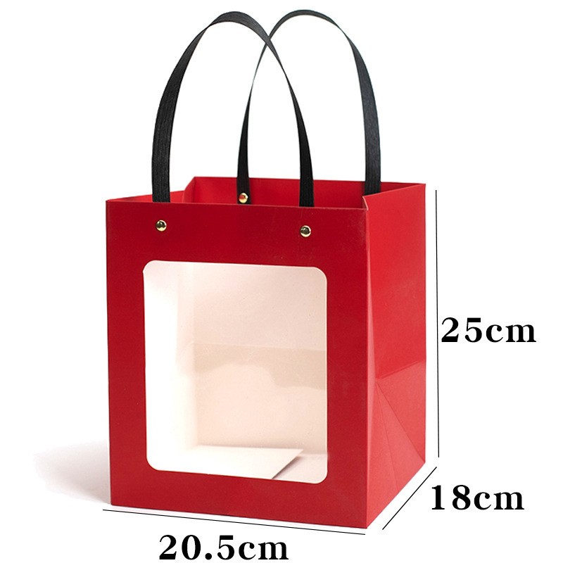 Red Window Bag 1 Gift Bag