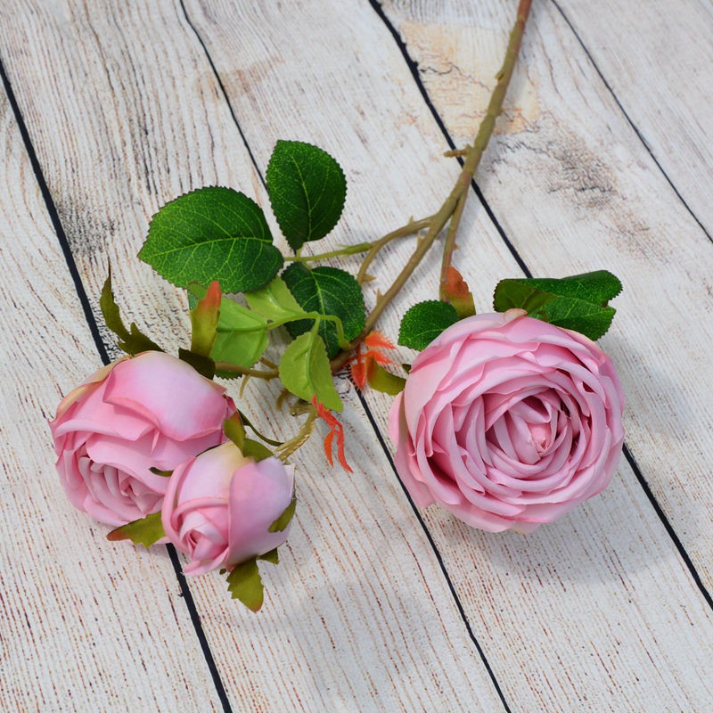 Purple Imperial Roses Artificial Flower Clearance