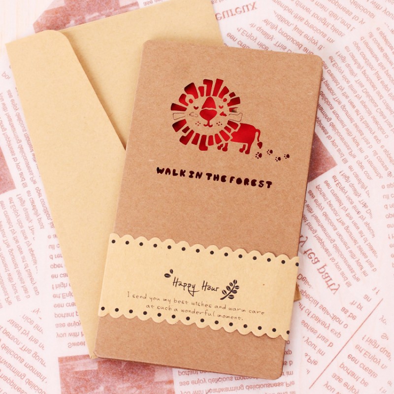 Lion With Girdle Greeting Card Clearance
