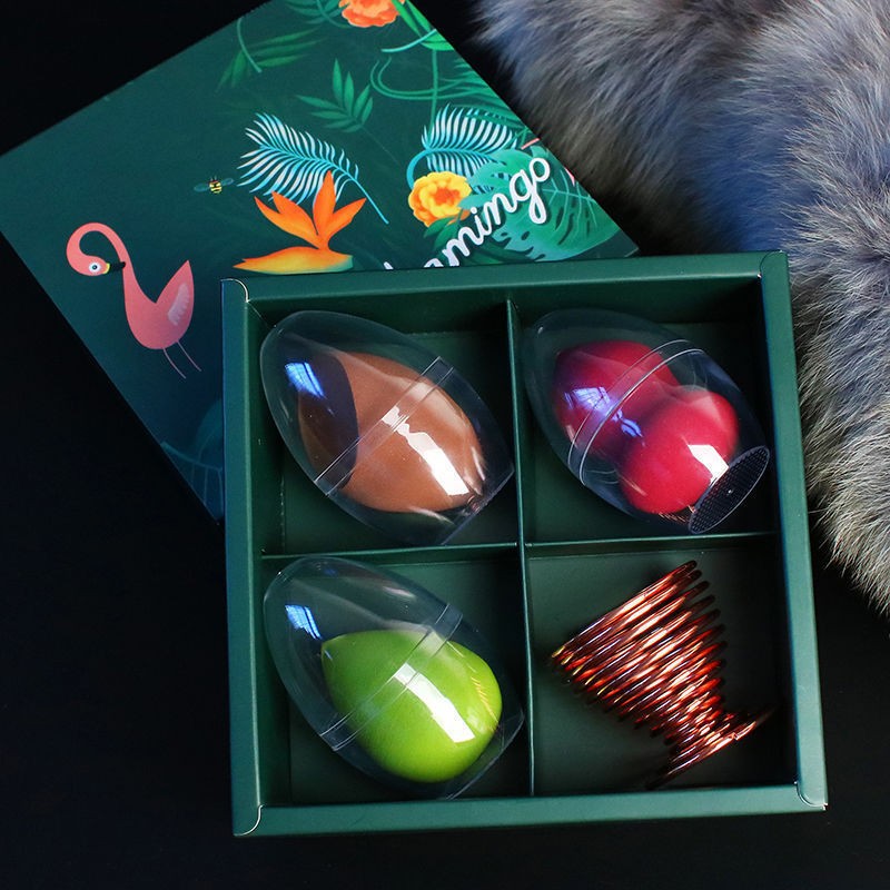 Green Bird Suit (3 Eggs In Different s) Makeup Gourd
