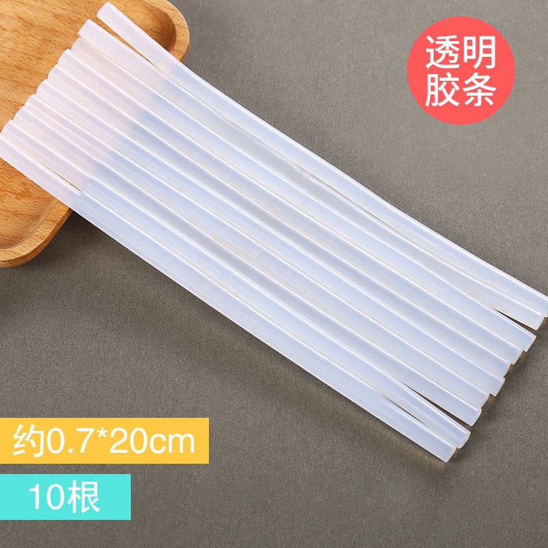 Transparent - 10 Pieces About 07X20Cm Glue Sticks Clearance