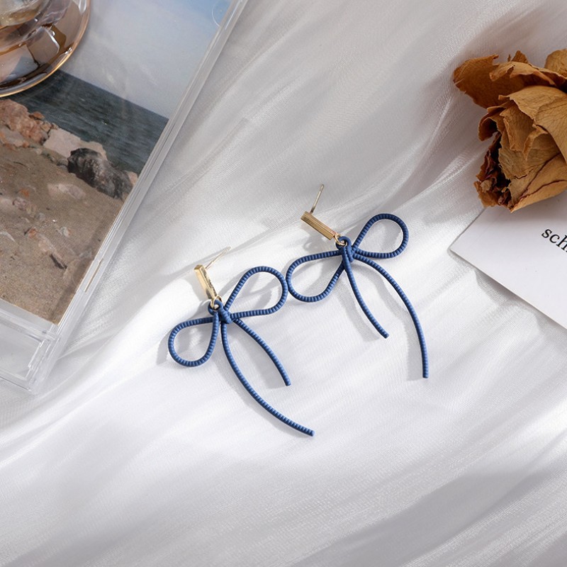 4 Big Bows KStyle Earring Studs Clearance