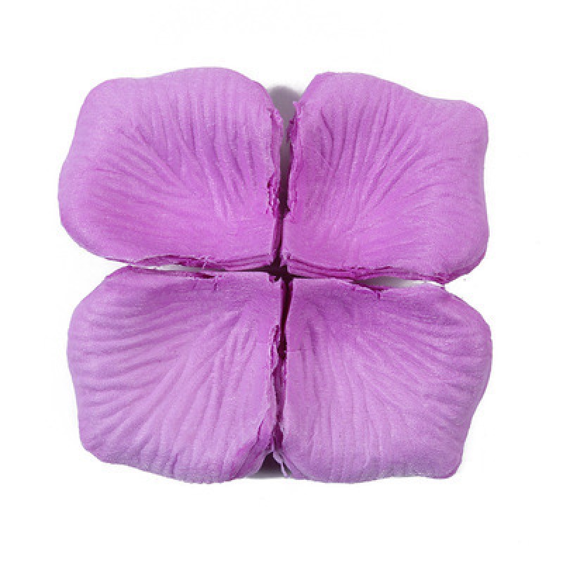 10# Light Purple Artificiail Woven Petals