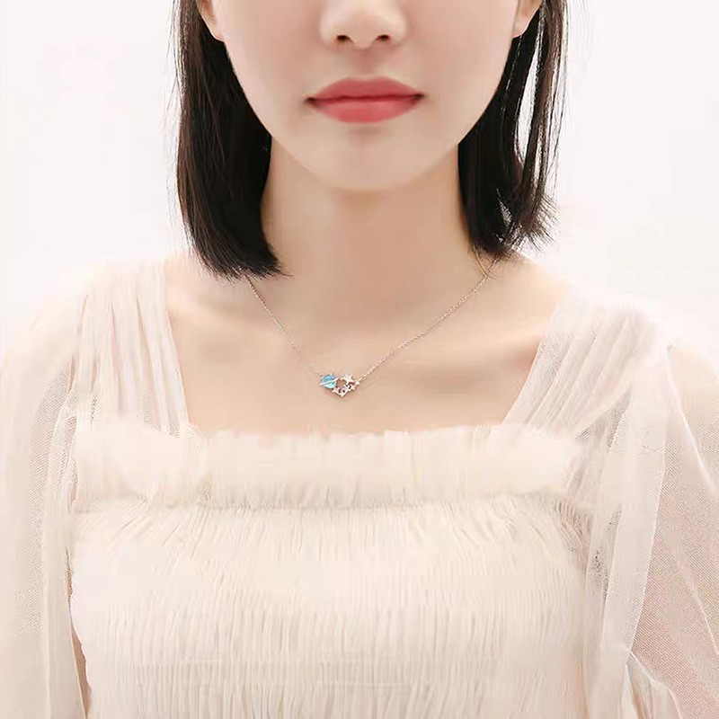 1118# Blue Planet Kstyle Necklace Clearance