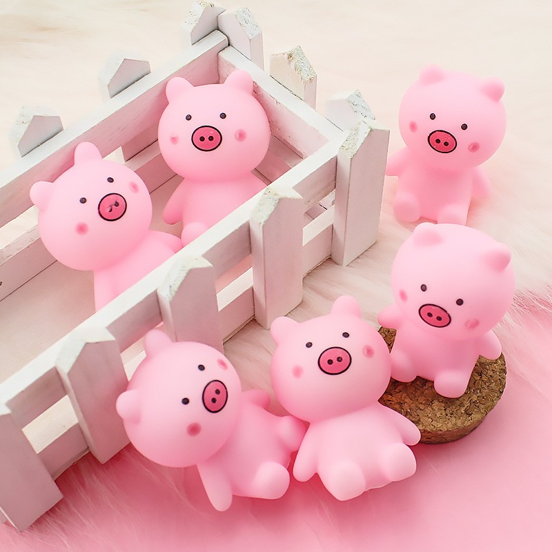 Blush Little Sitting Pig Single If You Want A Bagplease Take 20 Pieces Cartoon Toys