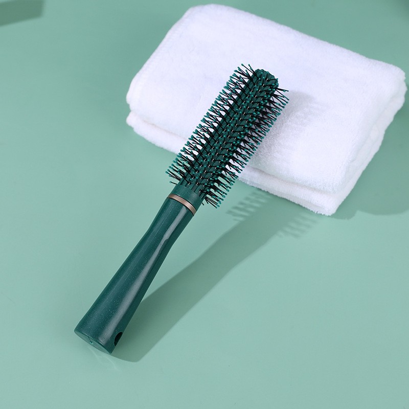 Round Green Hair Brush