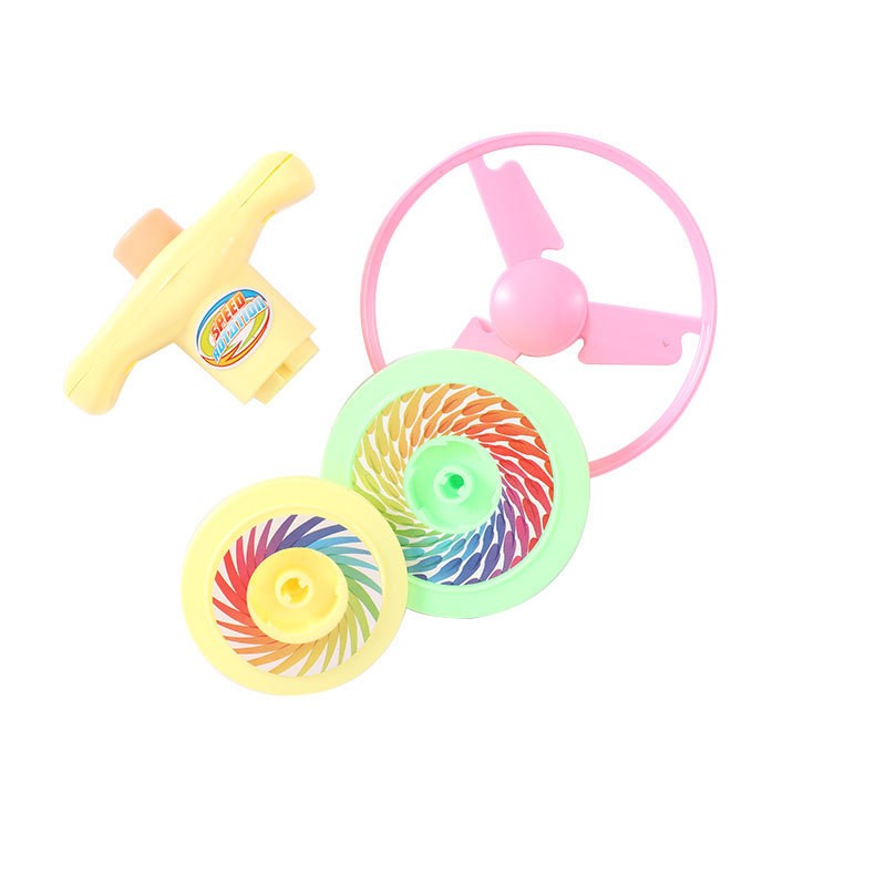 Launcher - 1 Frisbee - 2 Top Gyro Frisbee